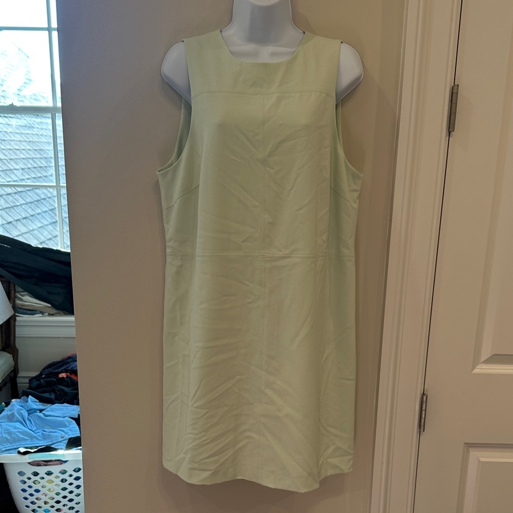 NWT Antonio Melani Elegant Sleeveless Dress in Light Green- 14